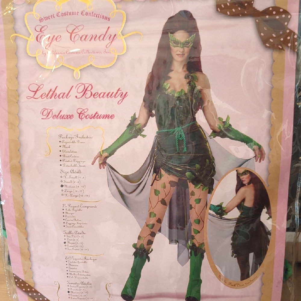 Eye Candy Lethal Beauty Costume with Green and Brown